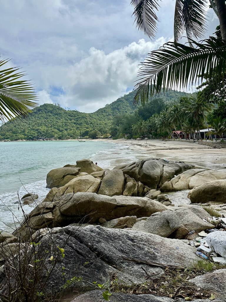 Secluded tropical beach