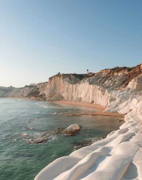 Coastline with turquoise water