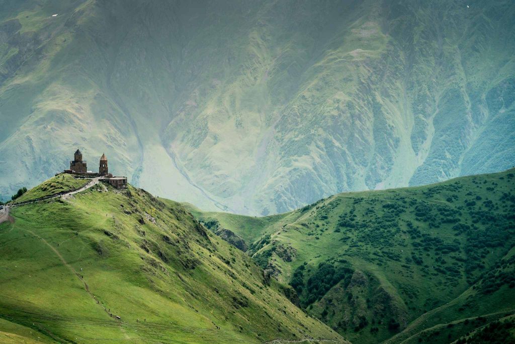 Trinity Gergeti Church, Kazbegi, Georgia