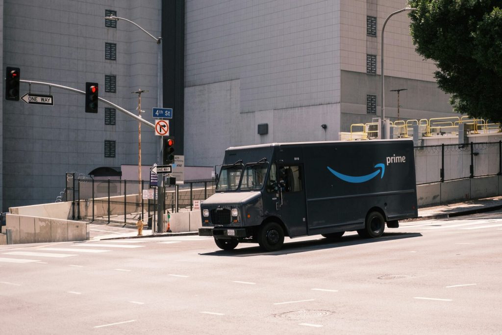 Amazon delivery truck