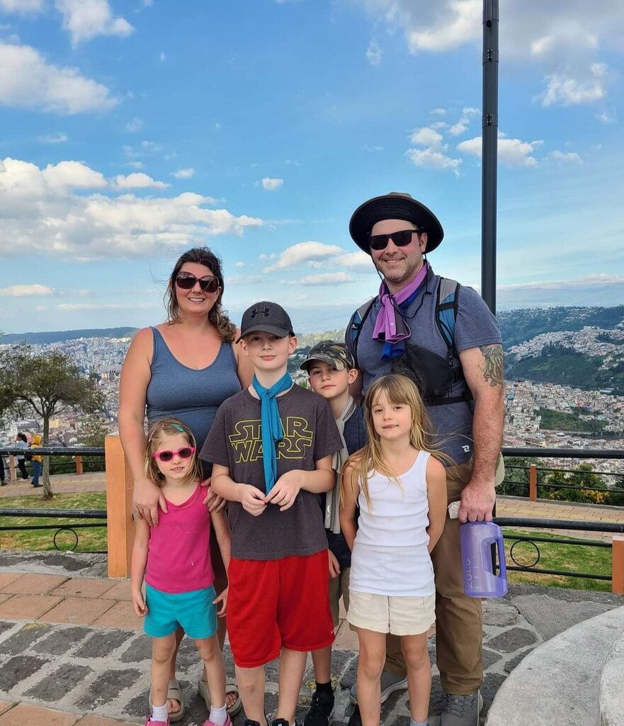 Family of 6 posing in nature, What is Worldschooling