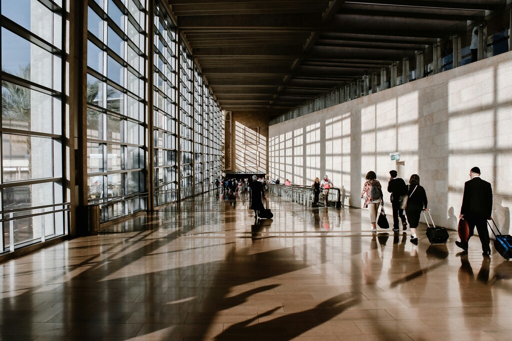 Airport hallway