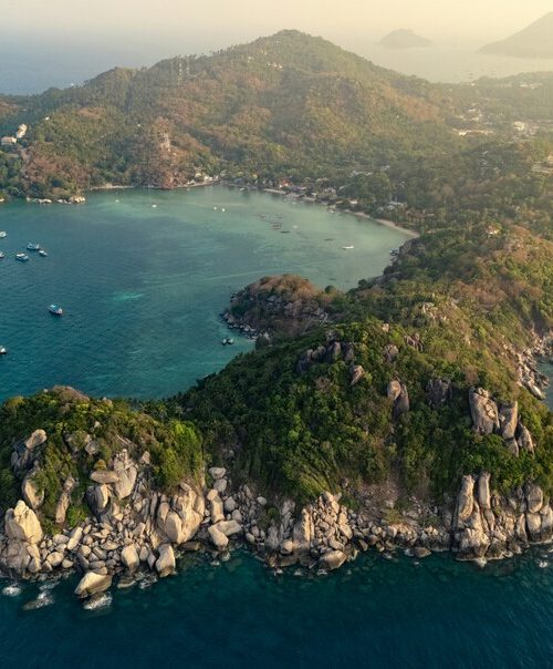 Birdsview of Koh Tao Island