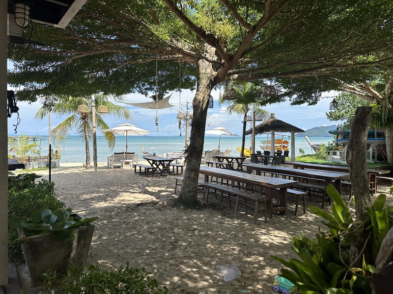 Restaurant on the beach