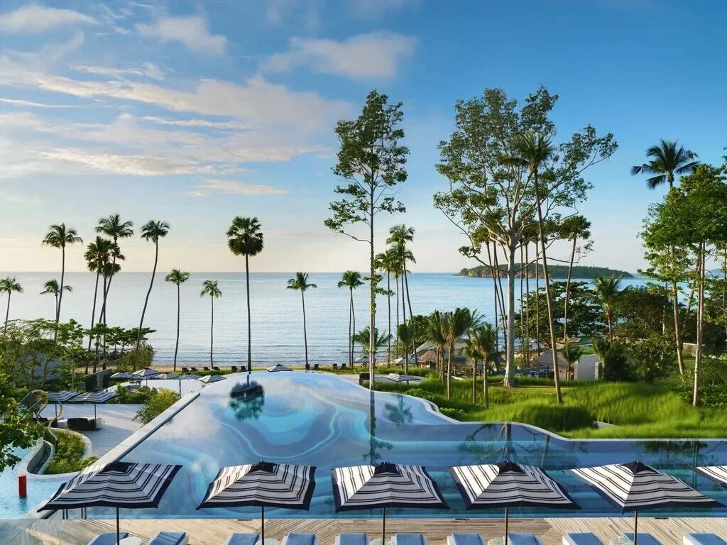 View of Hotel Pool and the sea, Hyatt Koh Samui with Kids