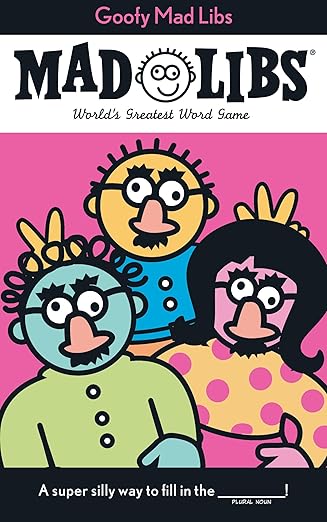 Colorful book with comic figures.
