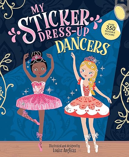 A book cover with two girls dancing.