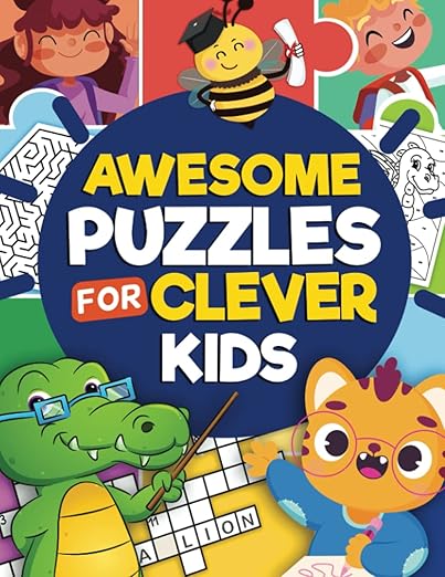 Colorful book with comic animals.