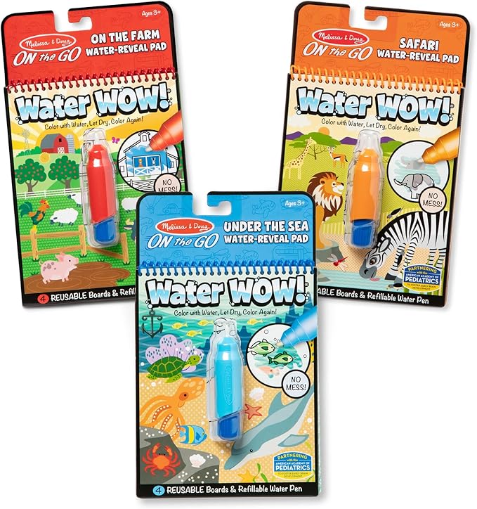 A group of children's water toys.