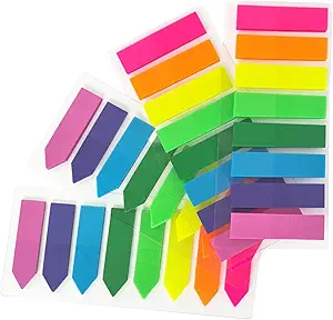 A group of colorful paper clips.