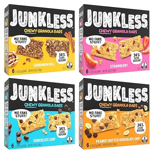 A group of boxes of granola bars.