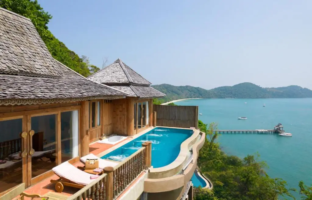 Mangrove Kayaking in Koh Yao Yai With Kids – Family Review 9 Wooden private pool villa with sea view.