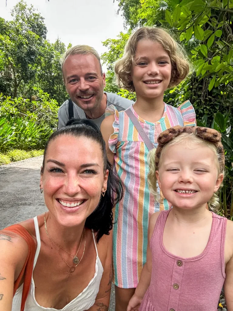 Anantara Bophut Koh Samui – Honest Family Review 2025 1 A group of people posing for a selfie.