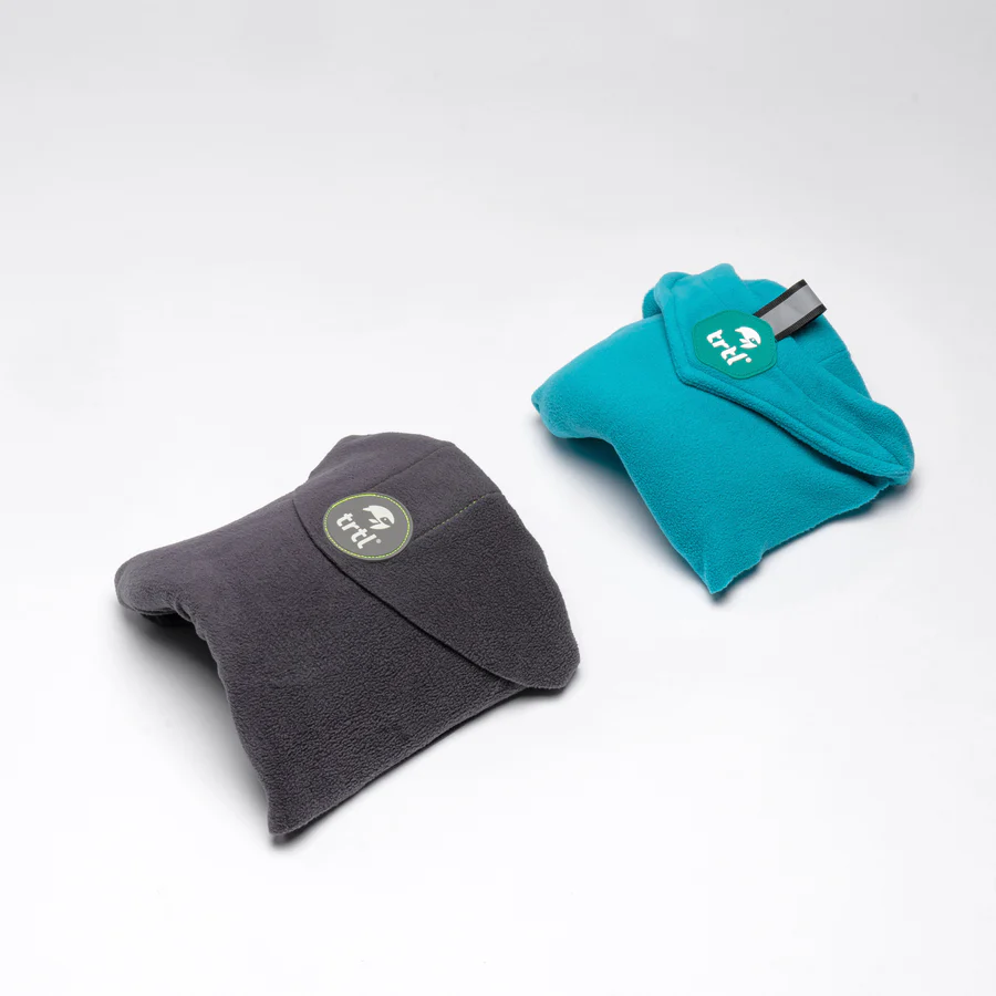 The 5 Best Travel Pillows for Kids in 2025 4 A pair of pillows with a logo on them.