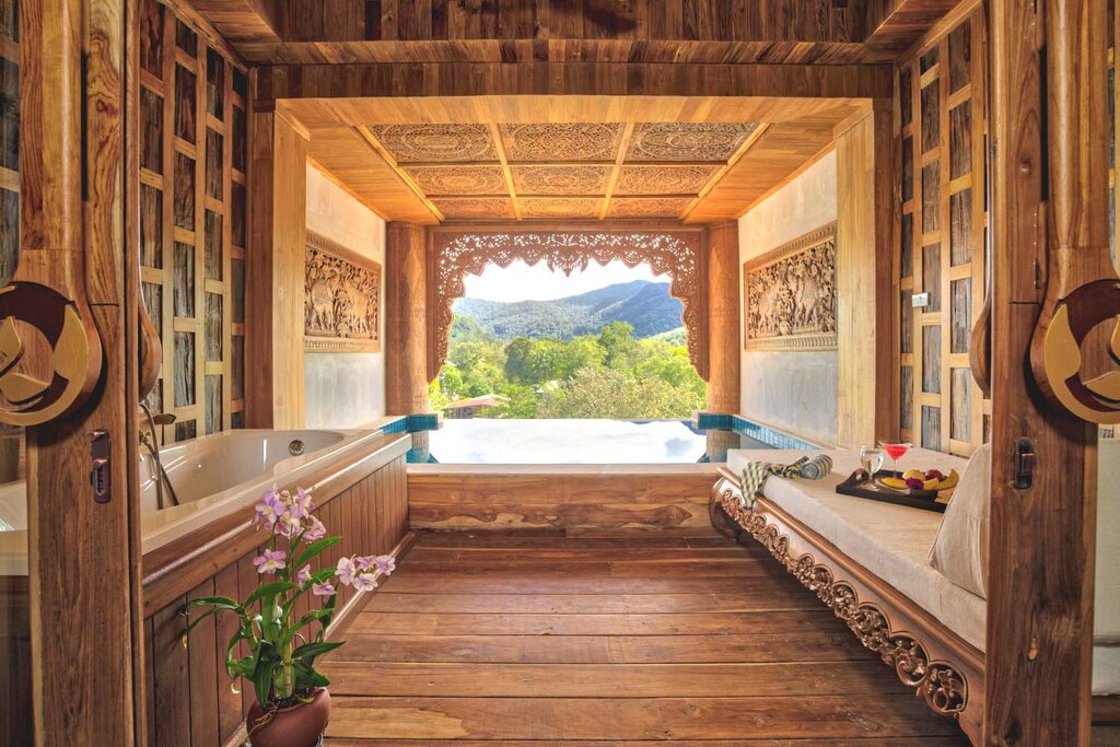 Thailand in December – Weather, Tips, and Top Spots 7 Luxurious wooden room with scenic view.