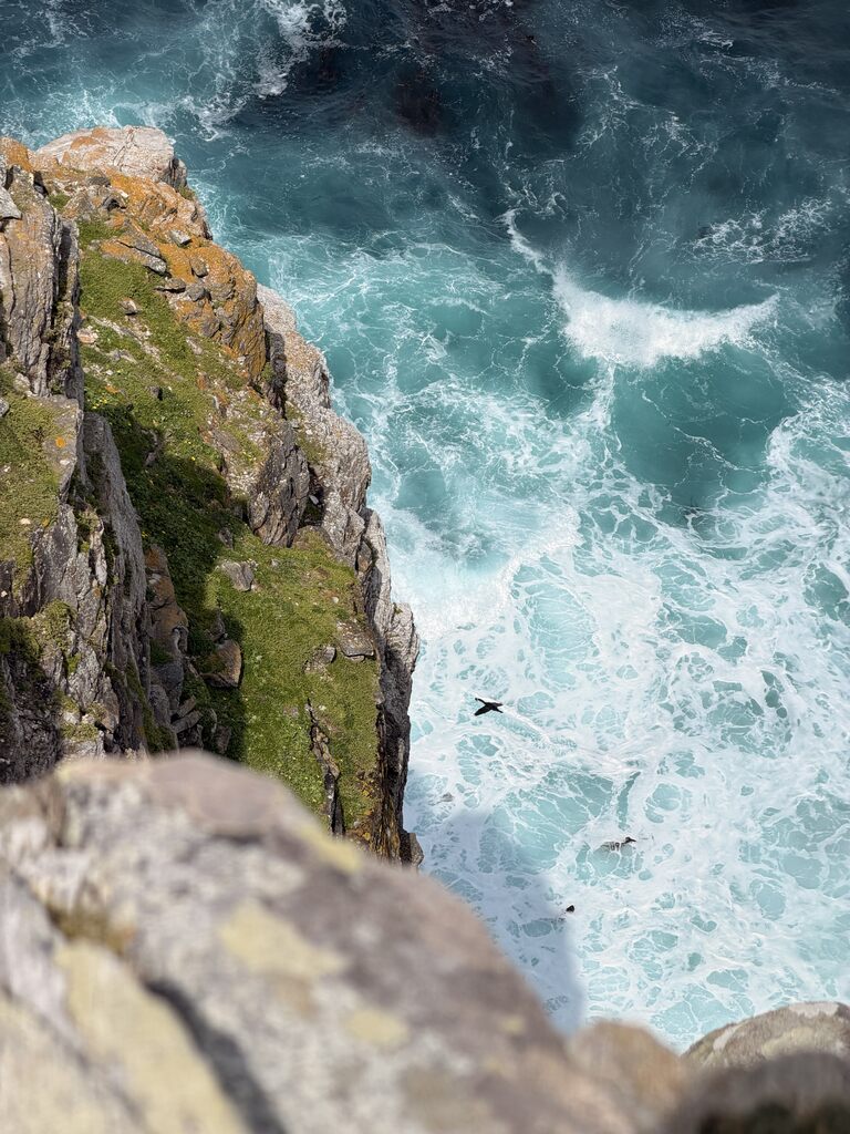 Cape of Good Hope Day Trip – Family Fun in South Africa 15 Cliffside view of crashing ocean waves.