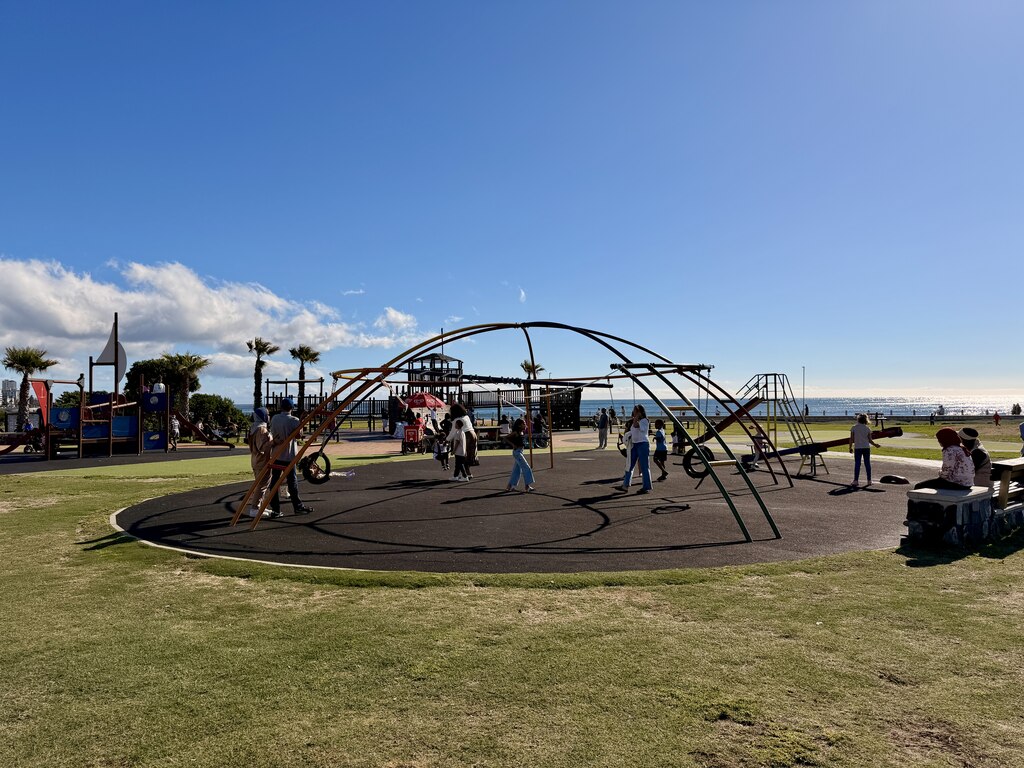 Playground by the sea.