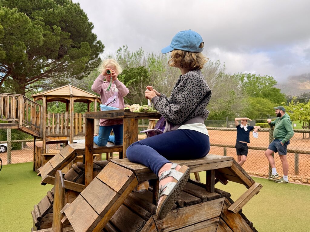 Living in Cape Town with Kids – What It’s Really Like 20 Two girls playing on a playground.