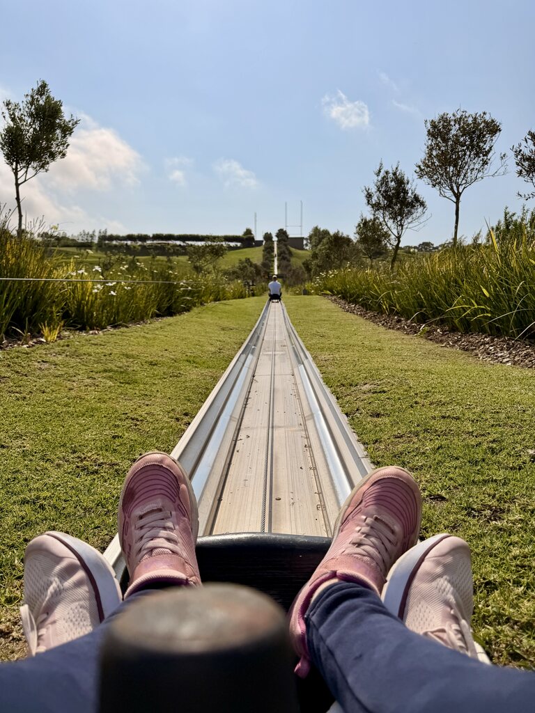 Toboggan Cape Town Fun: Our Day at Cool Runnings 7 View from a sliding ride.